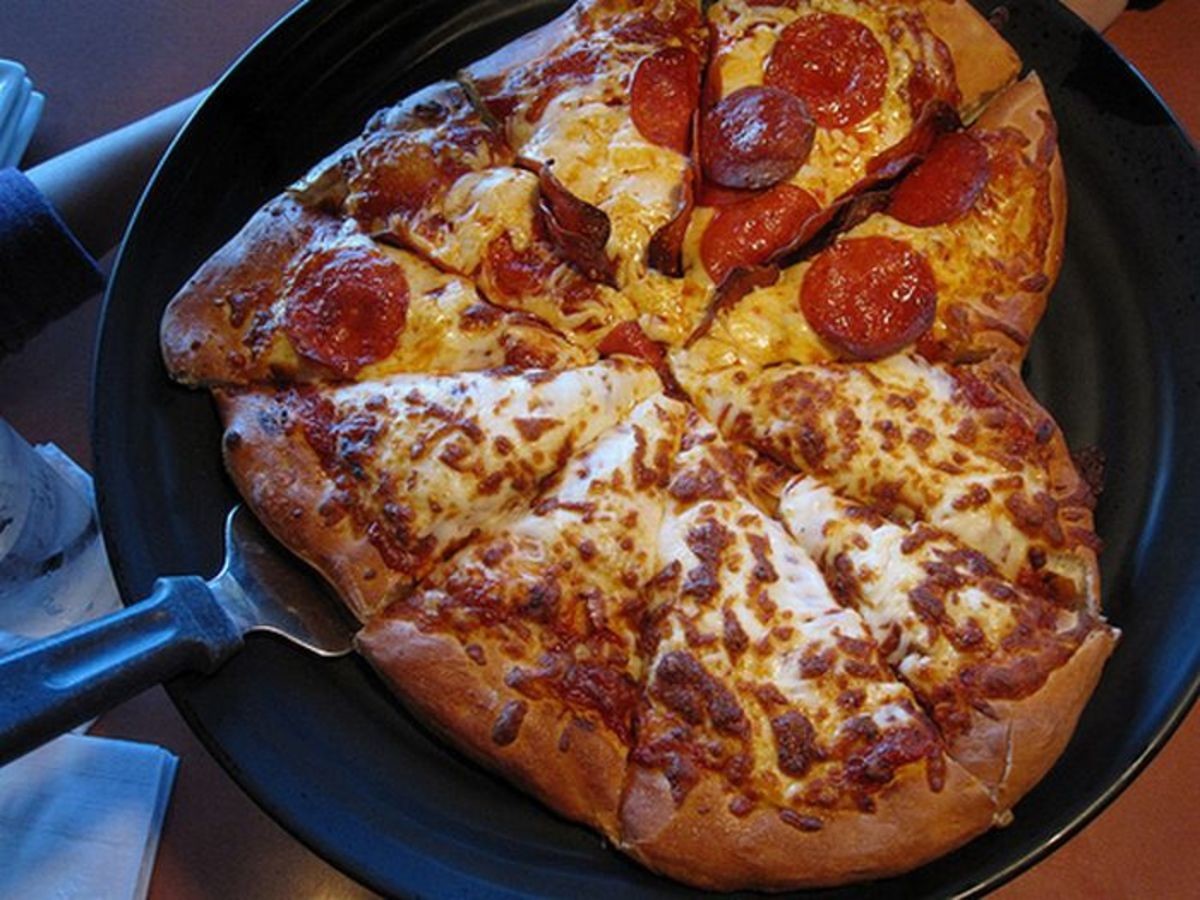 Пицца не круглой формы